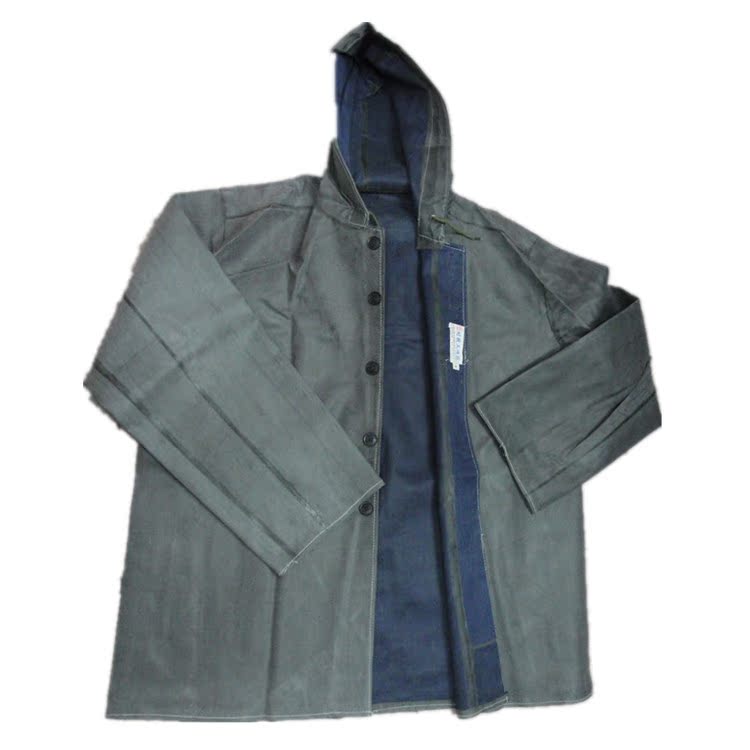 Hooded rubber acid and alkali work clothes Acid and alkali dust-free clothes Acid and alkali clothes A whole set of acid-proof clothes 