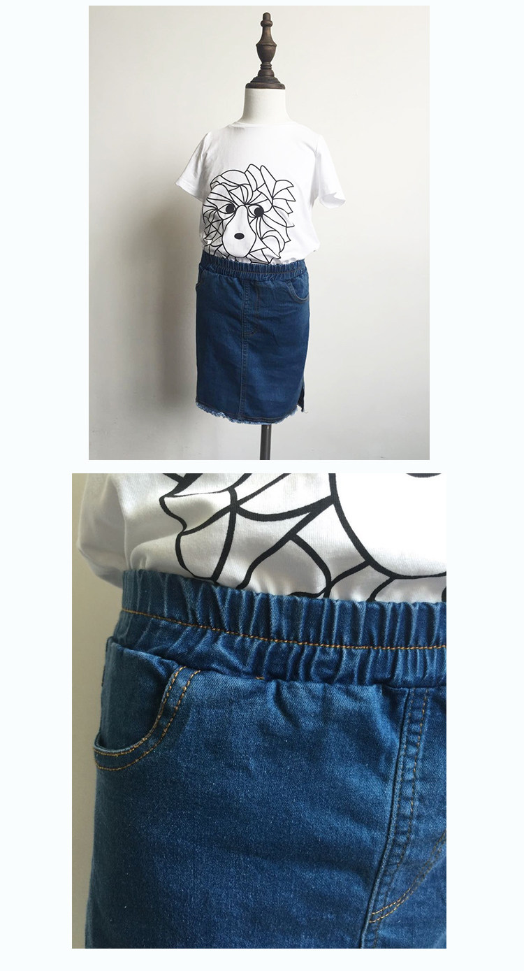Jupe fillette AONE en toile - Ref 2052702 Image 12