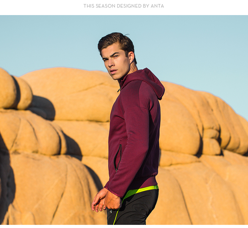 Anta jacket nam áo khoác 2019 xuân mới đan áo len trùm đầu áo len dài tay áo sơ mi thể thao nam áo khoác nike xách tay