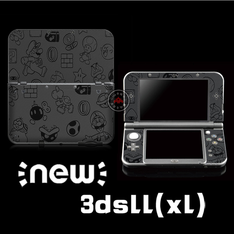 NEW3DSLL3DSXL miếng dán máy giảm đau Mario Louis Đủ điều kiện dán màu dán anime đau gói 3DS, v.v. - DS / 3DS kết hợp miếng dán đề can