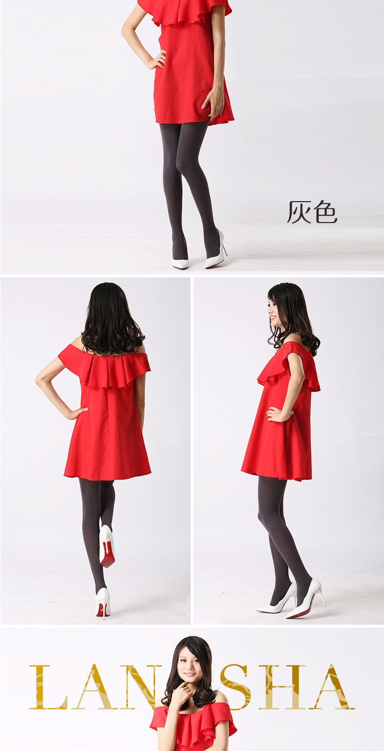 Langsha 2 vớ Langsha vớ mùa xuân và mùa thu quần lót chống móc nhung nhung chân đế vớ vớ dày vừa một miếng tất vớ