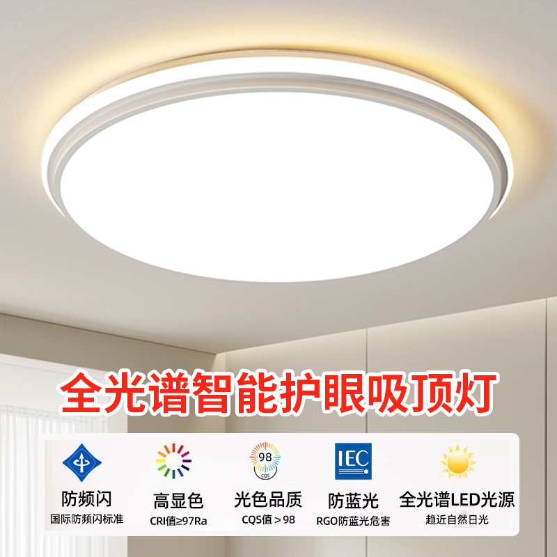 2026 New Led Ceiling Light Master Bedroom Light Simple Modern Living Room Light Round Room Study Balcony Corridor