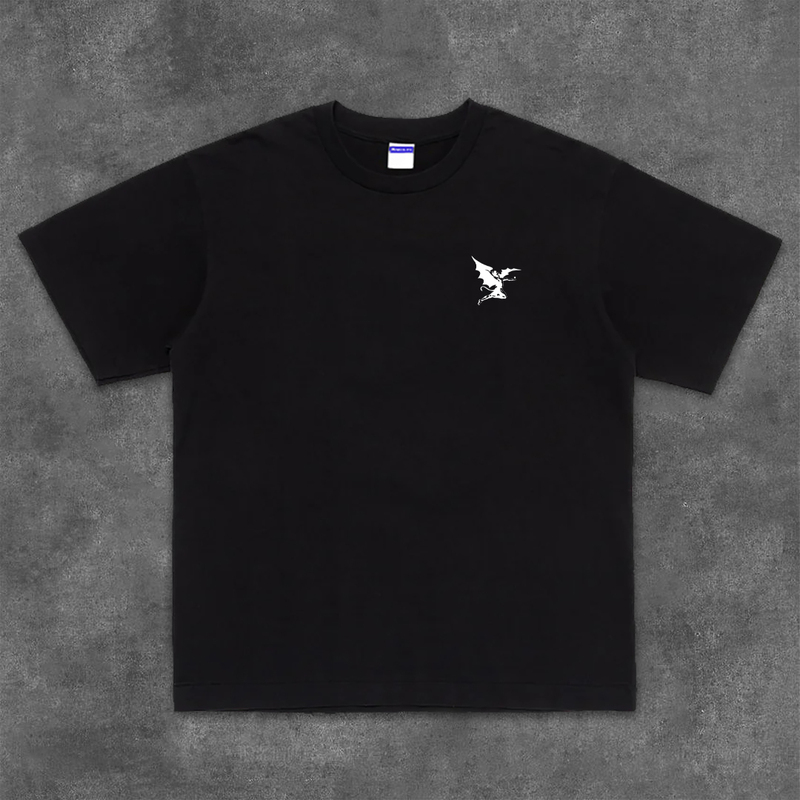 West Sea Stairway Short-Sleeve T-Shirt Black Sabbath Vintage Crew Neck Top Tee