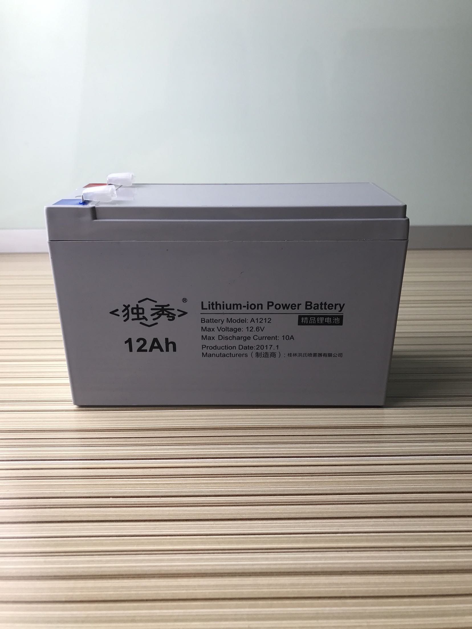 Guilin Hong's Sprayer Duxiu Brand 12Ah Lithium Battery