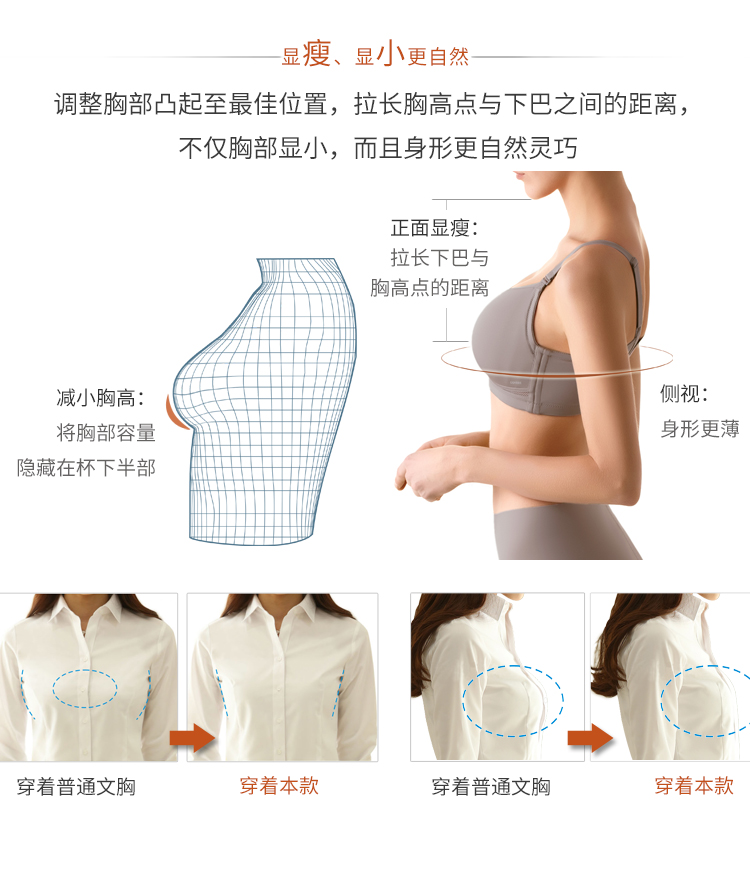 COYEEE cộng với một sản phẩm vẫn có kích thước lớn phần mỏng bra béo mm full cup ngực lớn nhỏ nhỏ không có đồ lót nữ M22 - Áo ngực không dây áo bra đẹp