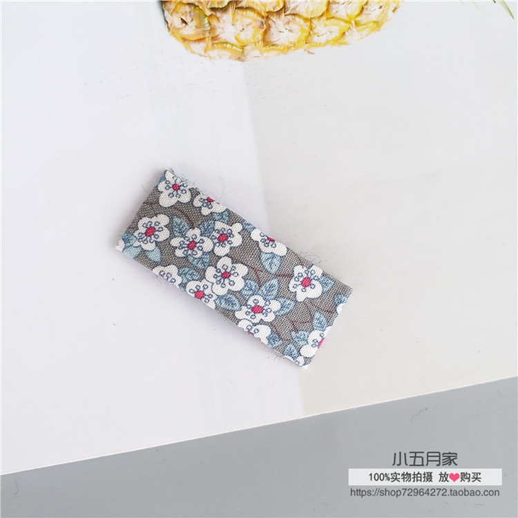 Trẻ em phụ kiện tóc kẹp tóc mùa hè tươi kẻ sọc hoa bb clip em bé bên clip kẹp tóc cô gái đầu trang sức kẹp tóc scrunchies hoa cúc