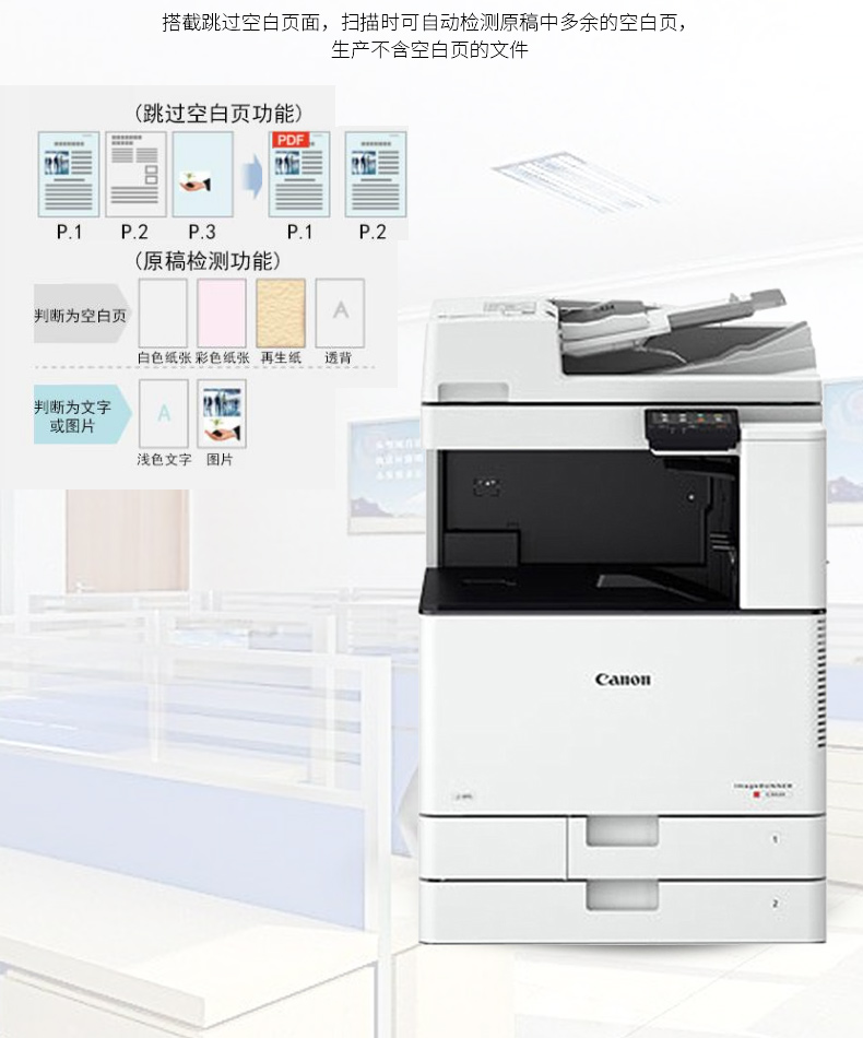 Máy photocopy composite Canon C3520 A3 màu laser tự động in hai mặt văn phòng