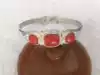 Handmade Coral Sterling Silver Mongolian Traditional Bracelet New Shepherd Mongolian Traditional Jewelry