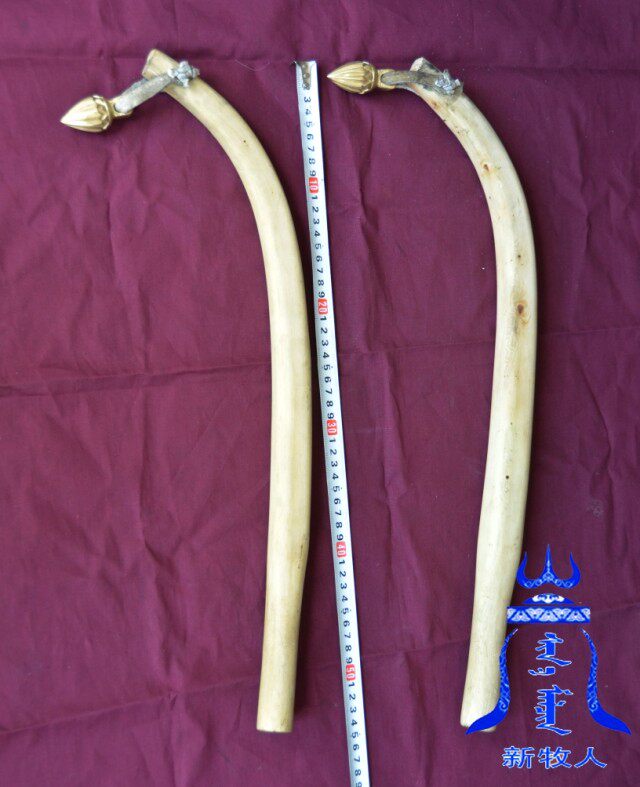 Solid wood bones Dove Blu New Shepherd Mongolian traditional horse furniture