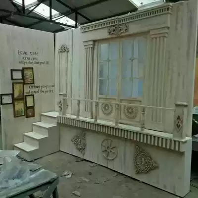 New photo studio photography supplies Movable children's real photo studio decoration design and production wedding real studio props