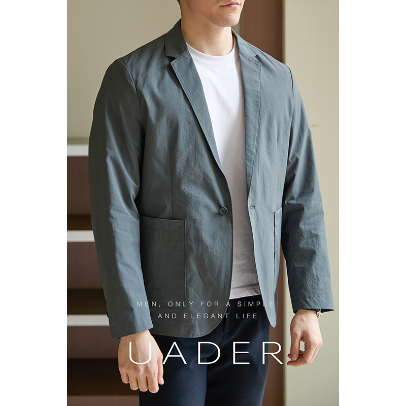 Uader High-End 26 Spring and Autumn New Men's Lightweight Suit Business Casual Single Suit Jacket Commuter Suit Uader High-End 26 Spring and Autumn New Men's Lightweight Suit Business Casual Single Suit Jacket Commuter Suit