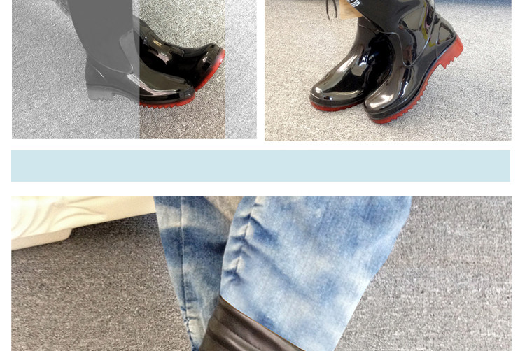 Chaussures - bottes caoutchouc homme pour hiver - semelle tendon - Ref 962812 Image 30