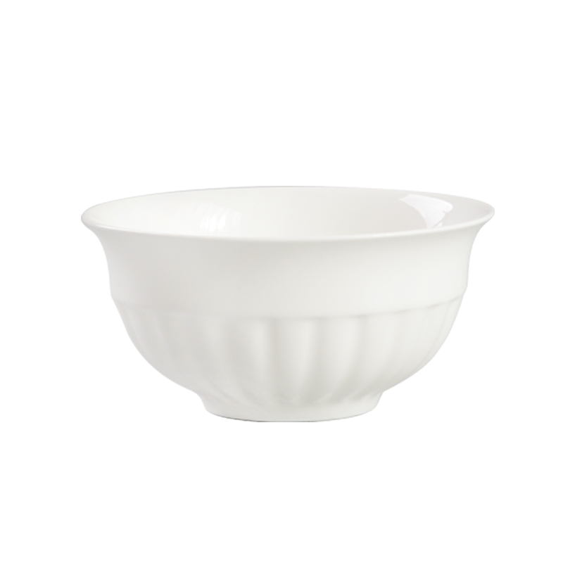 Osteoporosis ipads bowls set four bowls of pure white 6 inches household use thin to use creative sugar water bowl bowl