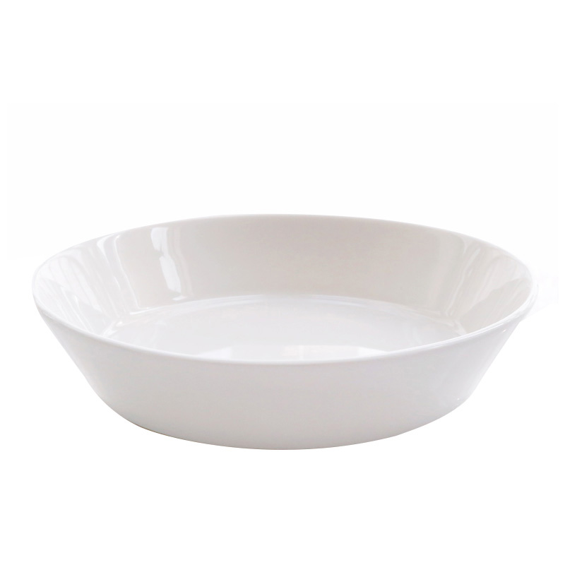 Pure white contracted western - style ipads porcelain tableware they dip dish fruit dish dish FanPan dry fruit tray plates