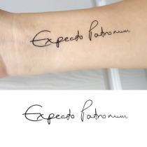 Herbal Juice Sticker Ye Guardian Letter Spells Tattoo Stickers Harry Potter Female Lasting Rowling
