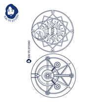 Zhi Ye original fate astrolabe constellation tattoo sticker waterproof long-lasting male and female couples six star astrological Tarot