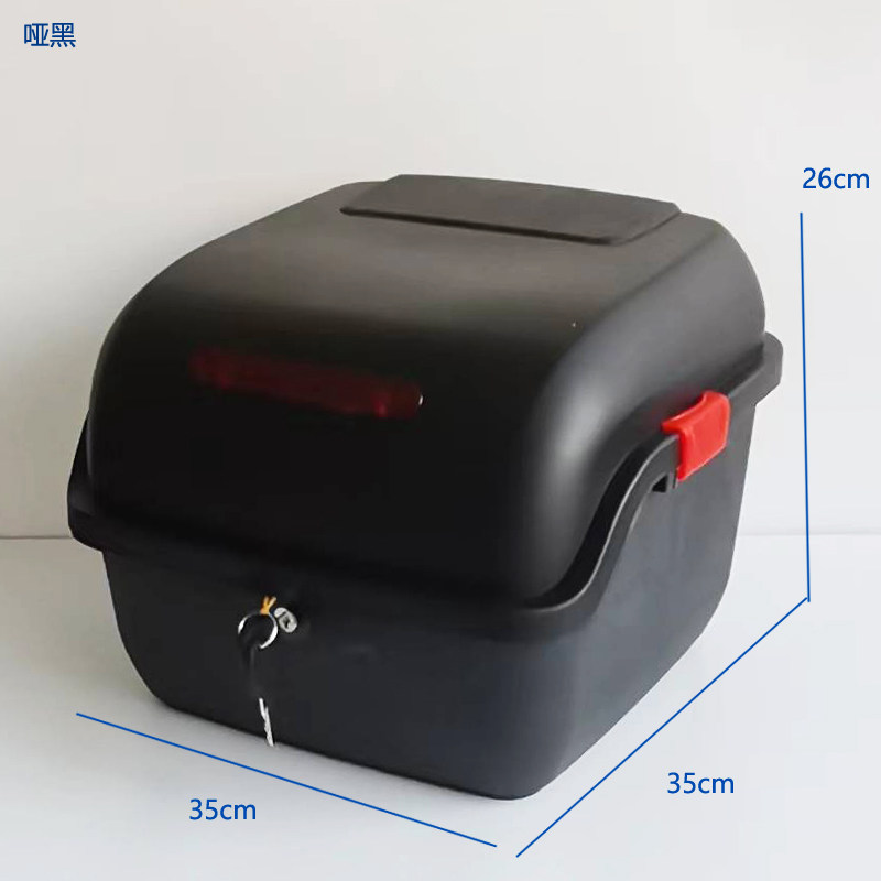 Motorcycle and Electric Vehicle Trunk Suitable for Yadea, Aima, and Tailg Electric Scooters, Thickened Large-Capacity Storage Box