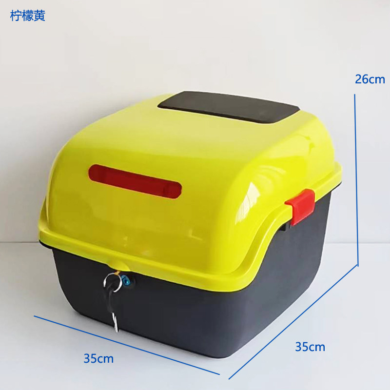 Motorcycle and Electric Vehicle Trunk Suitable for Yadea, Aima, and Tailg Electric Scooters, Thickened Large-Capacity Storage Box