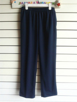 Customized spring and summer Tibetan black solid color trousers for boys and girls South Hanse Primary School High School High Waist Sports Student Pants