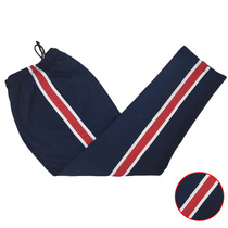 School clothing pants female spring and summer casual pants loose students Tibetan green cotton large size white red color straight running sports pants