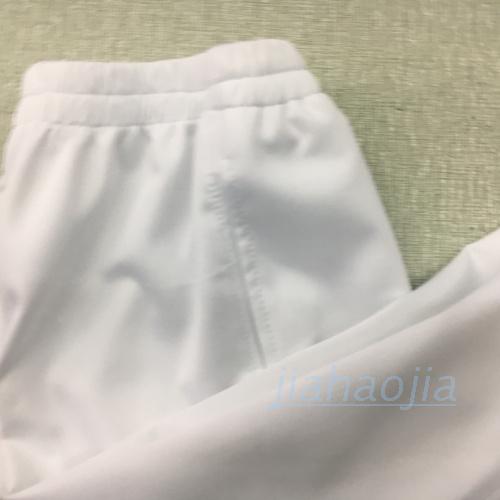 Tùy chỉnh mới mùa xuân và mùa thu phần mỏng màu trắng rắn mà không cần thanh quần quần âu nam giới và phụ nữ thể thao đồng phục học sinh quần sinh viên đồ bé gái