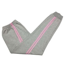 Customized cotton gray spring and summer autumn pink parallel bars sweatpants womens casual toe closure childrens student school clothes pants