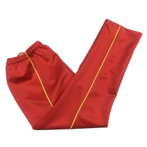 Spring and autumn sports pants student red school clothes pants female Korean trend casual loose straight yellow side neutral pants thin
