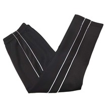 Summer ultra-thin trousers school clothes pants casual sports loose male and female students Black inlaid with two reflective thin straight tube