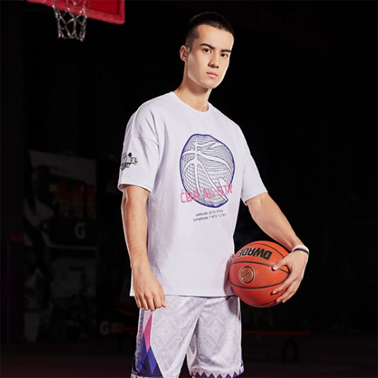 Li Ning 2019 CBA All-Star Series Sweater AWDP345 Sweatpants AYKP091 Tay áo ngắn AHSP257 - Thể thao lông cừu / jumper