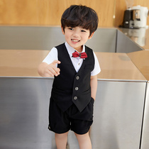 Boy suit suit spring and autumn childrens suit casual foreign style baby dress male Korean wedding flower boy