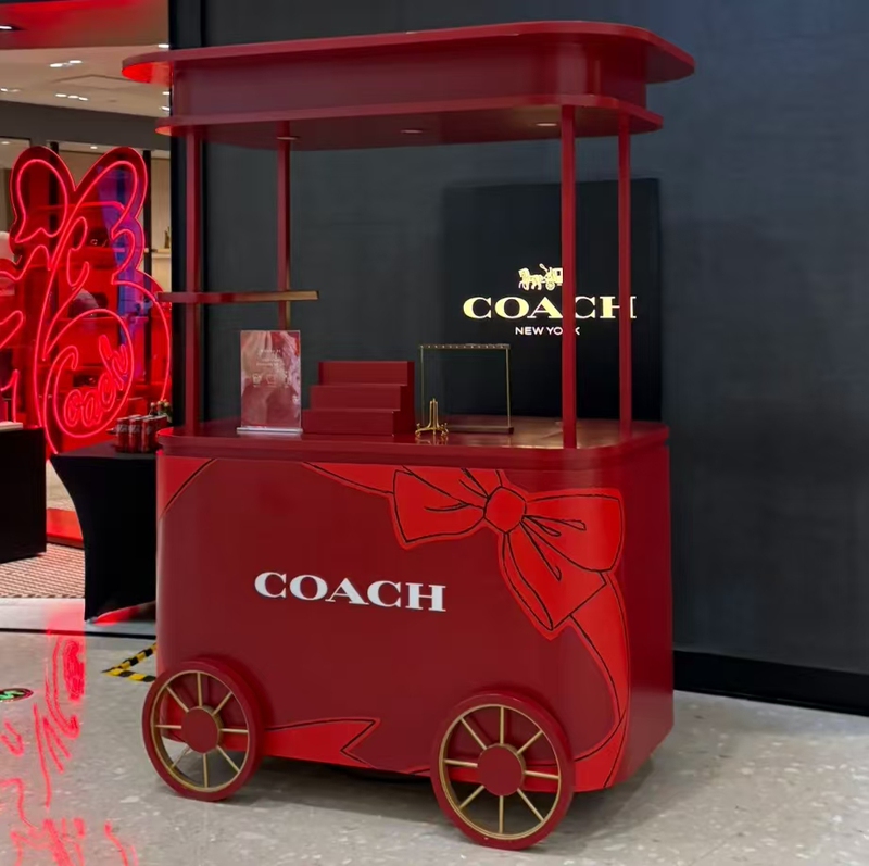 Shopping Mall Promotional Snack Carts, Stall Carts, Coffee Promotion Carts, Event Display Carts, Snack and Milk Tea Mobile Parade Carts