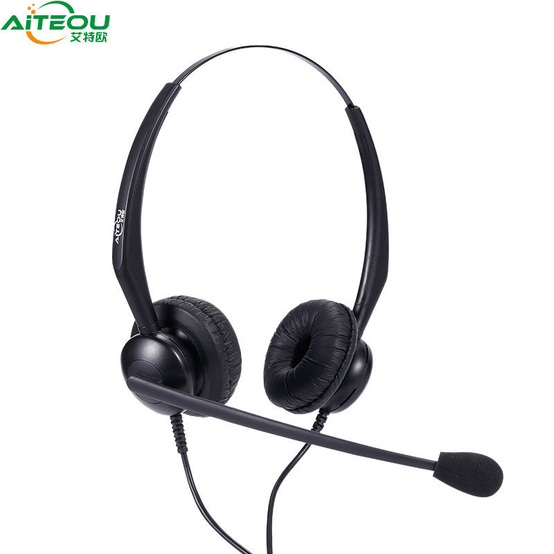 Ayteo A330 binaural flight attendant noise-reducing ear phone call customer customer service headphone headphone call