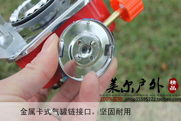 Bếp cắm trại ngoài trời bếp nhỏ vuông nhỏ với bếp siêu nhẹ cầm tay - Bếp lò / bộ đồ ăn / đồ nướng dã ngoại bếp nướng than hoa ngoài trời