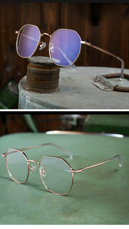 Kính gọng kính nam siêu nhẹ tinh khiết titan với tròng kính cận khung kính cận thị kính đỏ retro khung đen khung mắt rộng xu hướng - Kính khung