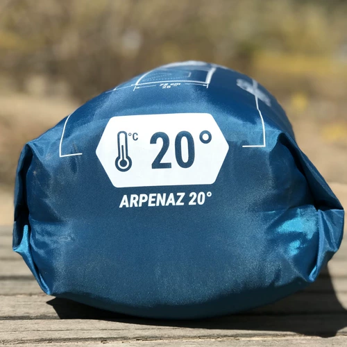 Decathlon, летний портативный спальный мешок для кемпинга для взрослых