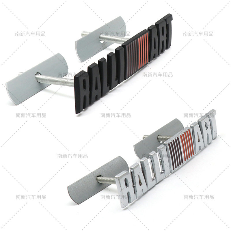 Applicable to Mitsubishi Wing V5 diamond pull strength in the mesh - tag RALLIART tensile paste modified car