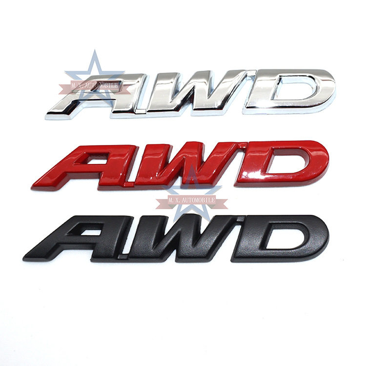 AWD four - drive metal label for Honda New CRV poetry picture colorful XRV rear - tail letter sign