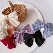 Girl Great Butterfly Knot Hair Accessories Kiddie Hairpin South Korea Cute Princess Children Clips Head Accessories Baby Card Silk Satin