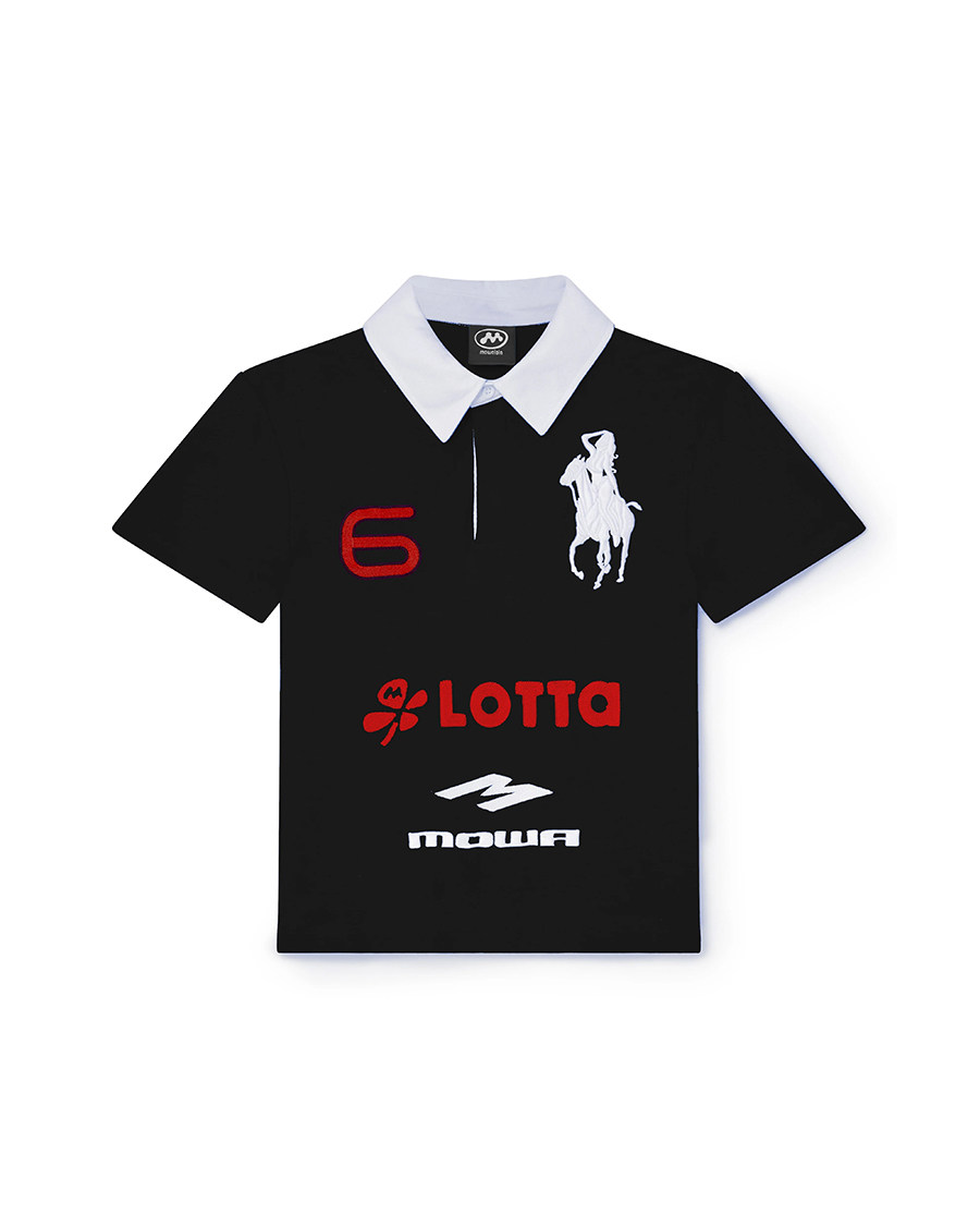 Mowalola atl opium yvl style grids angel warrior horse embroidered