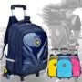 Xe đẩy Schoolbag Boy Phá hủy Ba lô Năng lực trẻ em Trường hợp nữ Xe đẩy lớn Lớp hai Cậu bé không thấm nước balo cho be mam non