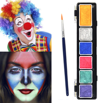 6 Colors Human Body Color Drawing Cream Oil Color Speed Dry Easy to wash Halloween Face Color Paint Kindergarten Performance COS Makeup Graffiti
