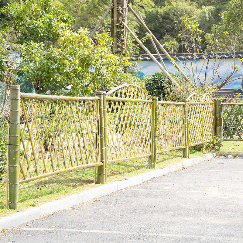 Bamboo Fence Fence Fence Outdoor Guard Railings Bamboo Garden Fence Fence Courtyard Decoration Beautiful Country Customization