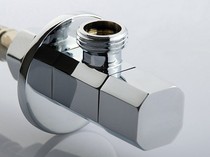 All-copper hot and cold water dual-use triangular valve brass angle valve tap water tank squatting pan special angle valve Non-single sell