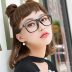 Xue Zhiqian với kính gọng kính full frame retro kính gọng lớn khung đen nam có thể trang bị gương cận thị - Kính khung kính louis vuitton Kính khung