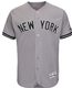 Major League Baseball MLB New York Yankees Unnumbered Authentic Player Collection Jersey Baseball / ເຄື່ອງນຸ່ງເຕັມຮູບແບບ
