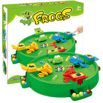 Frog eat beans Grab beans swallow beads game Parent-child leisure interactive science Childrens educational toys Fun office decompression