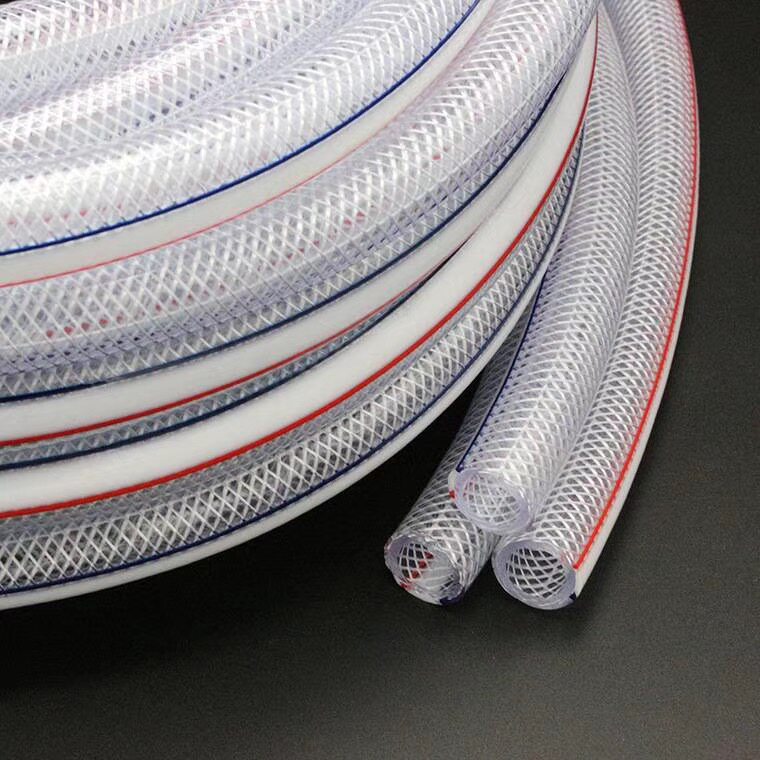 Add line four seasons soft garden hose reinforced mesh cable pipe white pvc snakeskin pipe 16 20 25 32 water pipe