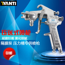 Taiwan W-71 pneumatic paint spray gun Pressure-fed spray gun Diaphragm pump spray gun Car spray gun