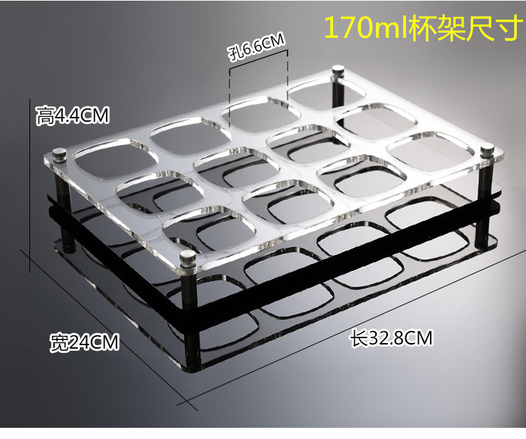 Hộ gia đình sáng tạo cốc bia cốc Ly rượu vang trắng ly một ly Ly rượu vuông nhỏ đặt 12 kệ rượu vang để bàn