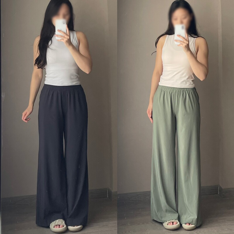 26 Spring/Summer New Straight-Leg Pants Women's Casual Trousers Yoga Daily Training Pants